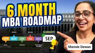 Your 6-Month Timeline for a Strong MBA Application (Including Monthly Deliverables)