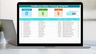 Health and Safety Tracking Checklist in Excel
