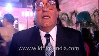 Vinod Khanna and Amitabh Bachchan at book launch of Raj Kapoor