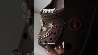 💖🔗Babuche ou Crocs? Encontrei na Shopee a mais linda de todas no precinho 🤏🤩 #shopee #crocs #babuche