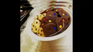 #Yummy chocolate and gems cookies|| #manalzkitchen #yummy #homemade #easy