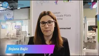 Bojana Bajic. U4IoT. Interview during ICT 2018 Vienna.