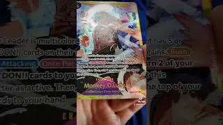 One Piece EB02 Secret Rare Luffy! #anime #onepiece #tcg #optcg #eb02 #luffy #monkeydluffy #fyp #rare