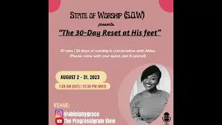 Day 3 - State of Worship || THE 30-DAY RESET AT HIS FEET