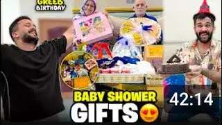 Gifts Unboxing of Baby Shower Event 😍Celebrated Dogars Birthday 🎂🎉#rajab#rajabfamily #rajabvlog 
