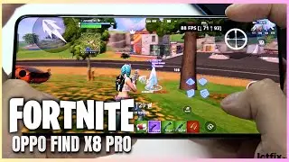 Oppo Find X8 Pro Fortnite Mobile Gaming test | Dimensity 9400, 120Hz Display