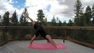 30 Min Power Yoga Workout w/ Sean Vigue - HASfit Power Yoga Exercises for Strength - Workouts
