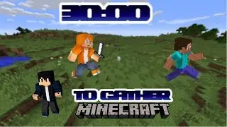 MINECRAFT 30 MINUTE CHALLENGE!!! w/ Pepp707 and Myblockbuilder