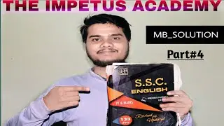 MB Publication Book Solution Part #4 | Ssc English Previous Year Questions | Ssc Cgl Mains Exams |