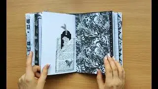 Black & white junk journal