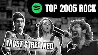 100 most streamed rock songs of 2005