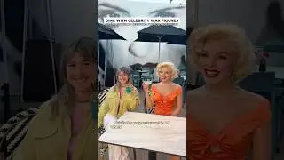 Dine with CELEBRITY WAX FIGURES in LA! 📍The Hollywood Rooftop Restaurant & Bar by Madame Tussauds