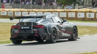 Toyota GR Supra GT4 Evo at Goodwood FOS