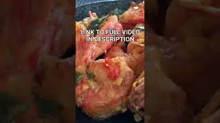 Salted Egg Yolk Prawns | Crispy And Golden | Montage Video #Shorts