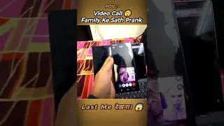 Family Prank Over Video Call (EXTREMELY AWKWARD) Sourav Joshi Vlogs #viral #shorts #shortfeed