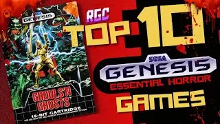 Top 10 ESSENTIAL HORROR GAMES on the Sega Genesis 👻 | Retro Horror Classics!