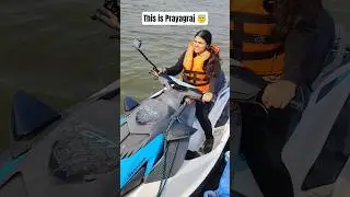#Adventure Water Sports at Magh-Mela📍#shorts #prayagraj #mahakumbh #maghmela #watersports #jetski