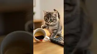 &ldquo;I let a kitten control my AI trading bot&hellip; this was a mistake 🐱📉📈&rdquo; #kitten #viral #kitten #viral