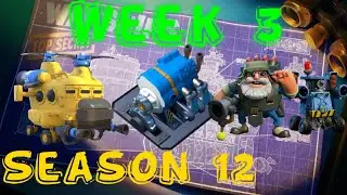 Boom Beach Warships Season 12 Week 3 Recap || 6th ER, Heavy Choppers, Critters