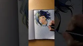 how to draw anime |@artist.shivani09 #shorts #youtubeshorts #new  #drawing #art #anime #artist