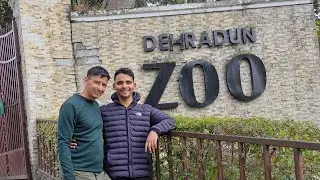 आखिर पहुच ही गये 🤔😱 चिड़ियाघर #zoo #dehradun @gopupahadivlogs6225 