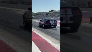 Testing out my Bone STOCK 2012 GT500 w/ Welds Drag Pack #trackpack #weldsRTS71 #pomonaDrag #MT