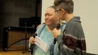Teen Gives $1,000 to his Hero - the VING project
