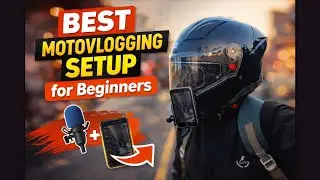 Most Affordable Phone Moto Vlogging Setup IMobile Motovlog Setup With Mic #trending#motovlog #viral 