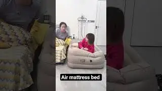 Air mattress bed #foldablebed
