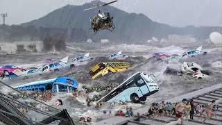 Mother Nature Got Angry Caught On Camera in South Africa! Flash Floods 2023