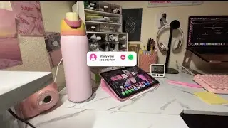 study with me (minivlog)
