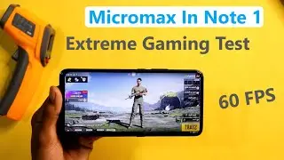 Micromax In Note 1 Pubg Test | Extreme Gaming Review | Battery Drain & Heating Test