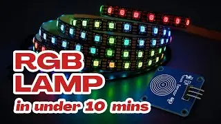 Arduino Block Coding: Build a Touch-Controlled Colour-changing Lamp!