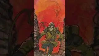 Trench warfare for the #grimdark #warhammer #deathkorpsofkrieg #artist #fanart #tabletop #drawing