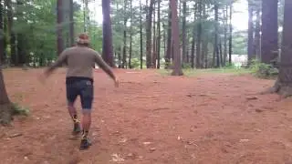 Disc Golfing at Amesbury Park, MA, by D & D World Travel.