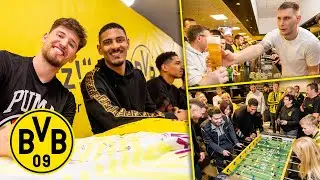 Table tennis vs. Haller - beer from S&uuml;le & Reus | BVB Fan Club New Year's Reception