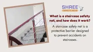 Understanding Staircase Safety Nets A Guide by Shree Safety Nets Chennai