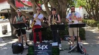 Anime Expo 2018: S4X Saxophone players