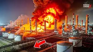 &Ouml;l Feuerwerk! Ukraine verdampft russischen &Ouml;lhub &ndash; Mega Explosion zu den Feiertagen!