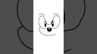 how to draw sonic / easy drawing