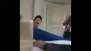 A boy getting caught masturbating by his mom. 