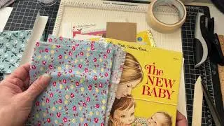 Little Golden books  - how I create the spine to make a journal. 