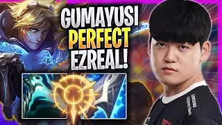 GUMAYUSI PERFECT GAME WITH EZREAL! - T1 Gumayusi Plays Ezreal ADC vs Caitlyn! | Season 2023