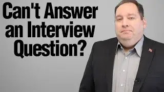 How To Answer Questions You Don't Know How To Answer | Job Interview