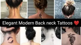 Top Best Back neck Tattoo|| Back neck Tattoos for Girls