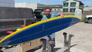 Big Wave Surfboard & Traction Pad