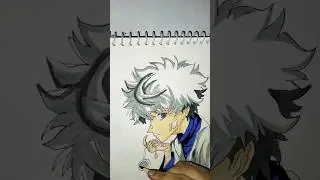 draw killua zoldyck ✨🖌️||hunter x hunter|#anime  #killua  #drawing #art #sketch #amazing#painting