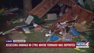 Homes destroyed in Cyril