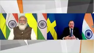 PM Modi's remarks at virtual summit with Swedish PM Stefan L&ouml;fven