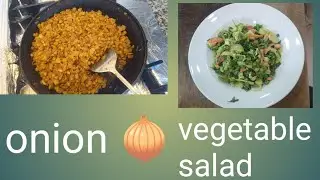 Indian food Recipes vlog onion fry #viralvideo /vegetable salad #food /salad #viral #indiancuisine 